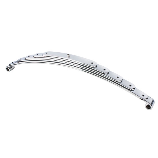 Super Glide® Front Spring, 48 Inch Axle, Standard Eye, Chrome