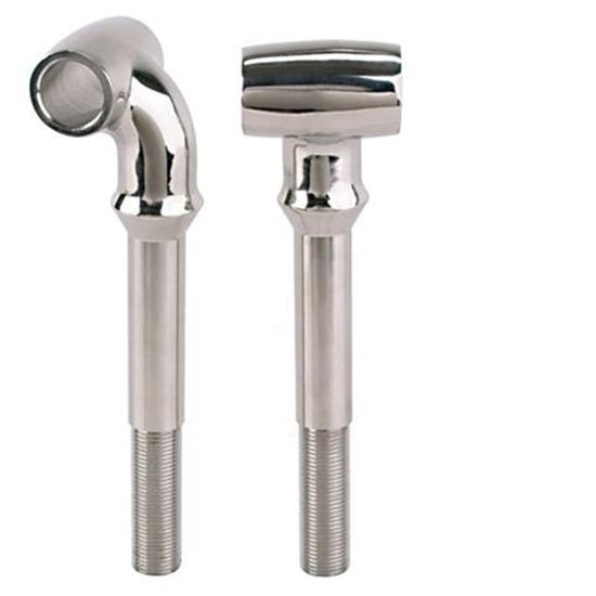 Speedway Front Solid Axle Leaf Spring Perch, Stainless Steel