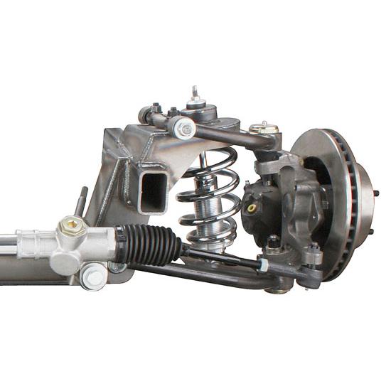 Mustang II IFS, Std. Tubular Control Arms, Coilover Springs, Stock Spindles
