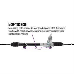 Mustang II Power Steering and Manual Rack & Pinions
