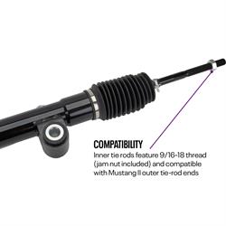 Mustang II Power Steering and Manual Rack & Pinions