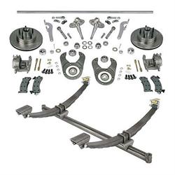 Gasser Straight Axle, Ford Spindle and Brake Kits, 58-1/4 Hub-to-Hub