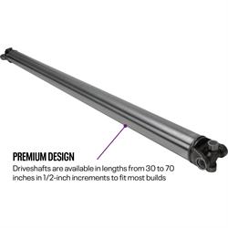 Universal Steel Custom Length Driveshaft Kits, 3.5 Inch OD