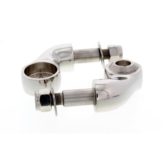 Speedway Forged Lower Shock Mounts for Front Solid Axle, Stainless