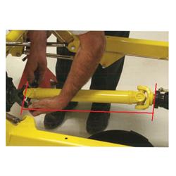 Custom Length Streetrod Steel Driveshaft Assembly, 3 Inch O.D.
