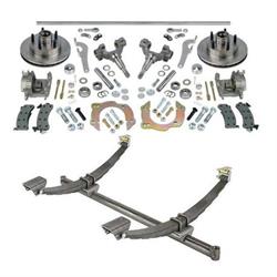 Gasser Straight Axle, Chevy Spindle and Brake Kits, 56-1/2 Hub-to-Hub