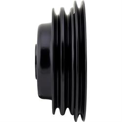 Triple Groove Crank Pulley for Big Block Chevy Long Pump Black