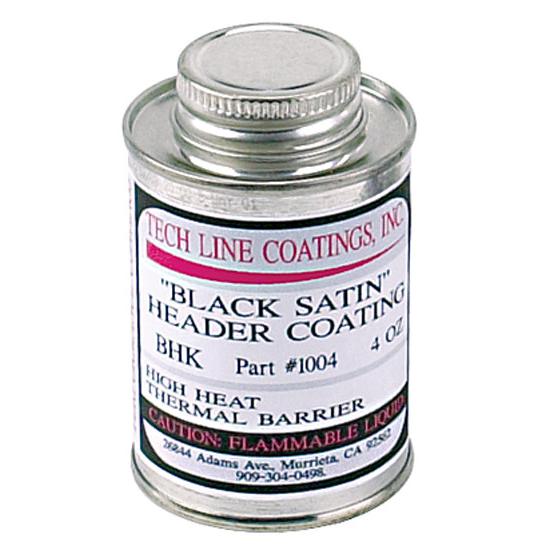 Tech Line Coatings Black Satin Ceramic Header Coating, 4 Oz.