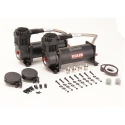 Viair 44442 Dual Air Suspension Compressor Kit, 444C, Black