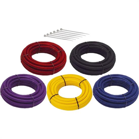 Split Wire Loom Conduit Tubing, 3/8 Inch Diameter, 12 Ft. Long