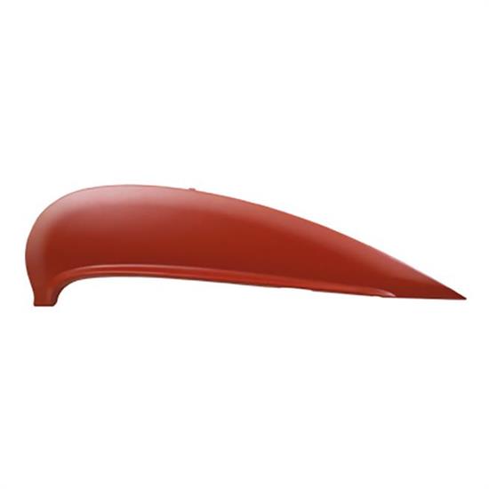 Die-Stamped Steel Fender Skirt, 1961 Chevy, Orange