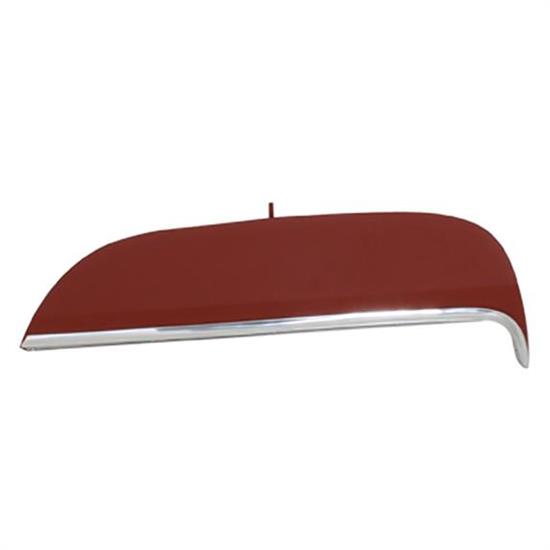 Die-Stamped Steel Fender Skirt, 1970-72 Chevy, Orange
