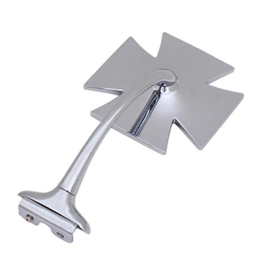 Iron Cross Rear View Mirror, 5-1/4 Inch
