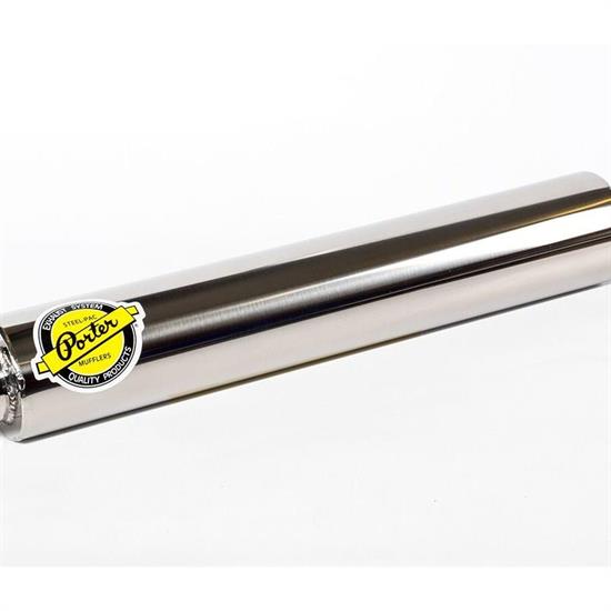 Porter Muffler SSPM35200 SS Standard Muffler, 2 Inch In/Out