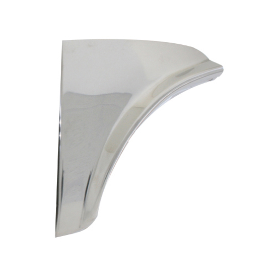 Fender Skirt Scuff Pad, Stainless Steel, 1965-66 Ford