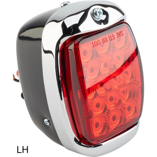 1940-53 Chevy Truck LED Tail Light Assembly, Black