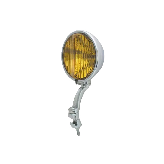 1939 Chevy Passenger Car Fog Lamp with Bracket, Amber