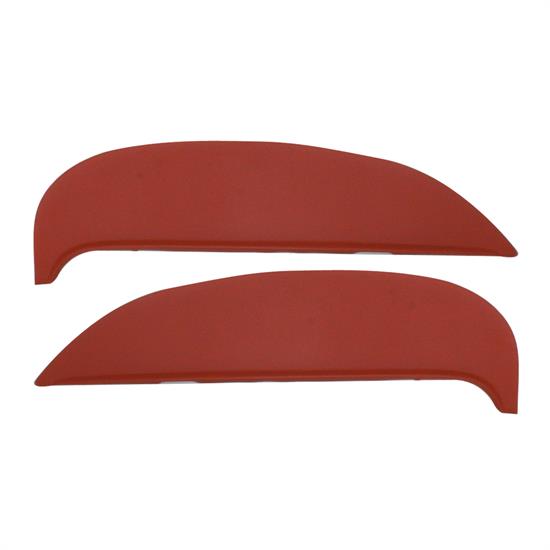 Flush Mount Steel Fender Skirt, Orange, 1962-64 Chevy