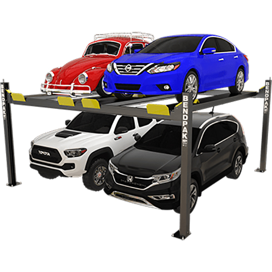 BendPak 5175023 Four-Post Vehicle Lift 9,000 Lbs, Dual Platform