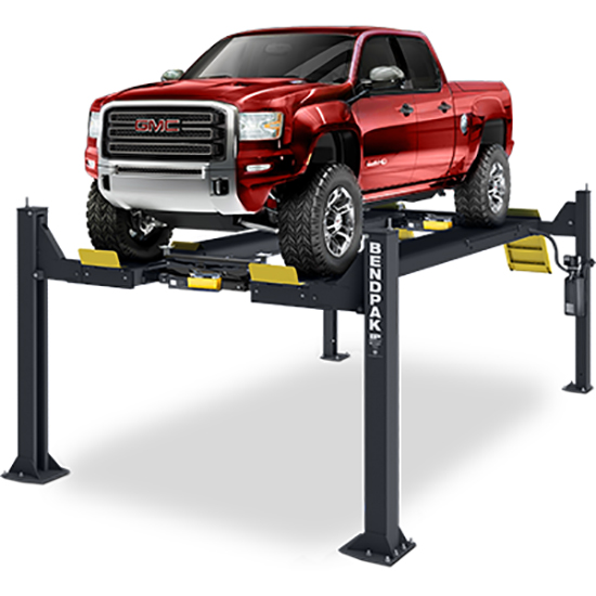 BendPak 5175152 Four-Post Vehicle Lift 14,000 Lbs, Open-Front