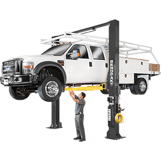 BendPak 5175409 Two-Post Vehicle Lift 18K Lbs, Clearfloor