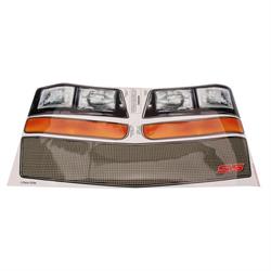 MD3 1981-88 Monte Carlo Stock Car Bumpers/Screen/Decal Kit, Black