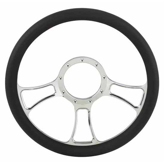 Chrome Plated Billet Trinity Style Steering Wheel