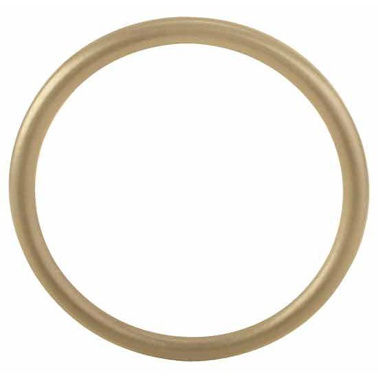 Beige Leather Steering Wheel Wrap