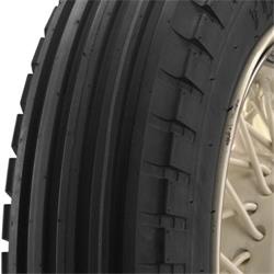 Coker Tire 72230 Firestone Ribbed Front Tire, 5.00-16