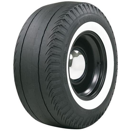 Coker Tire 613097 Firestone Drag Slick, Whitewall, 820-15