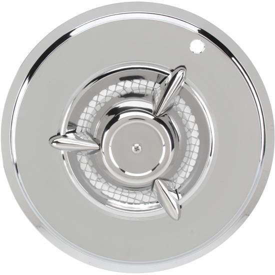 15 Inch Nomad Hubcap, Chrome, Stainless Steel