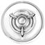 15 Inch Nomad Hubcap Set/4, Chrome, Stainless Steel 15 Inch Nomad Hubcap Set/4, Chrome, Stainless Steel