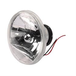 Speedway 7 Inch Fluted Replacement Headlights w/ Clear Turn Signal