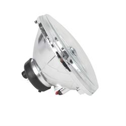Speedway 7 Inch Tri-Bar Headlights w/ Clear Turn Signal Lens