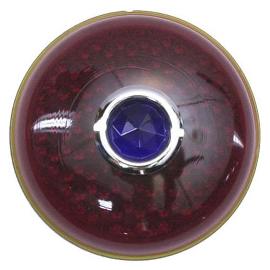 1937 Ford Blue Dot Tail Light Lens, Passenger Car