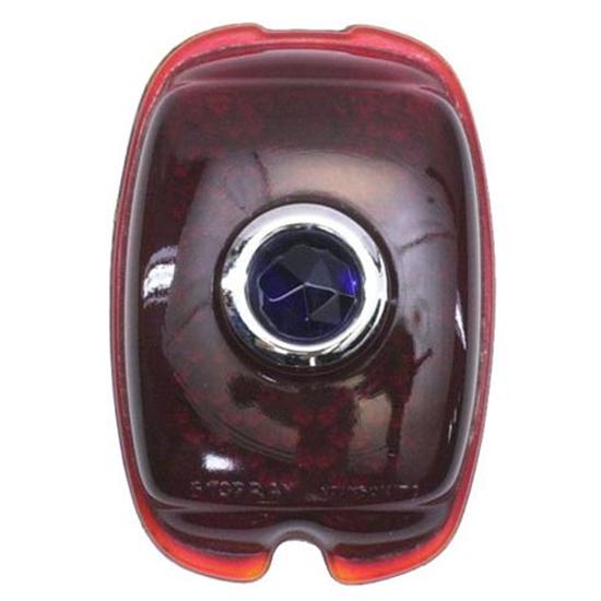 1937-1938 Chevy Blue Dot Tail Light Lens, Passenger Car