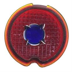 1939 Chevy Blue Dot Tail Light Lens, Passenger Car