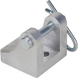 Linear Actuator Aluminum Mounting Bracket, 1-1/2 x 1-1/2 Inch