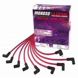 Moroso Spark Plug Wires, Over Valve Covers, HEI Cap Ends, Install-Ready