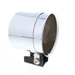 Tachometer Mounting Cup for 3-1/8 and 3-3/8 Inch Gauges, Chrome