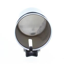 Tachometer Mounting Cup for 3-1/8 and 3-3/8 Inch Gauges, Chrome