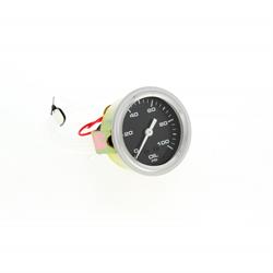 Speedway Mechanical Oil Pressure Gauge, 2-1/16 Inch, Black
