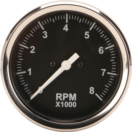 Garage Sale - Speedway 3-3/8 Inch Mechanical Tachometer, Black