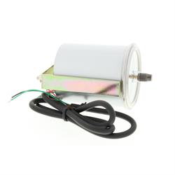 Speedway White Face Dash Clock, 2-1/16 Inch