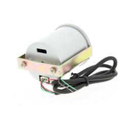 Speedway White Face Dash Clock, 2-1/16 Inch