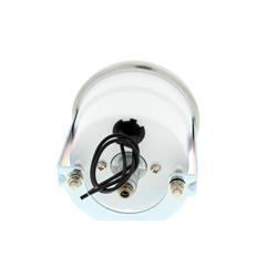 Speedway Speedometer Gauge, White Face, 3-3/8, Mechanical