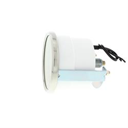 Speedway Speedometer Gauge, White Face, 3-3/8, Mechanical