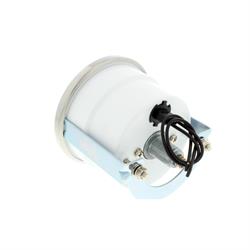 Speedway Speedometer Gauge, White Face, 3-3/8, Mechanical