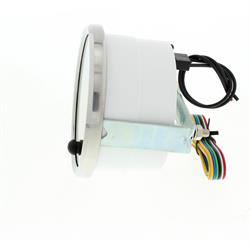 Speedway Speedometer Gauge, White Face, 3-3/8, Electric