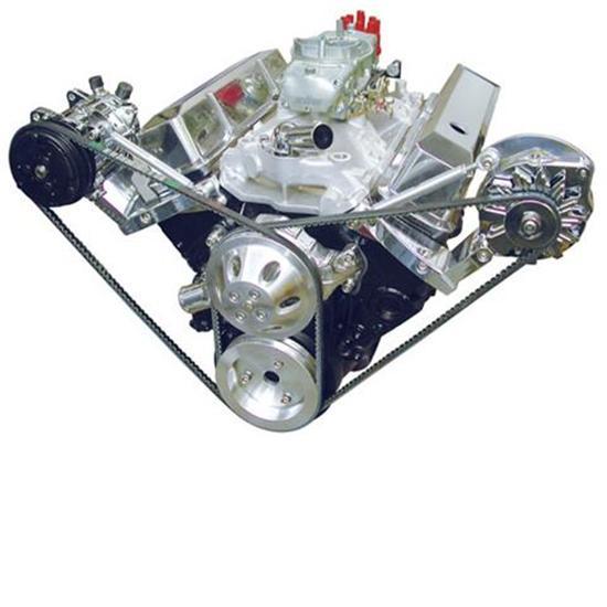 Small Block Chevy Outboard Drive Kits, Alternator & A/C